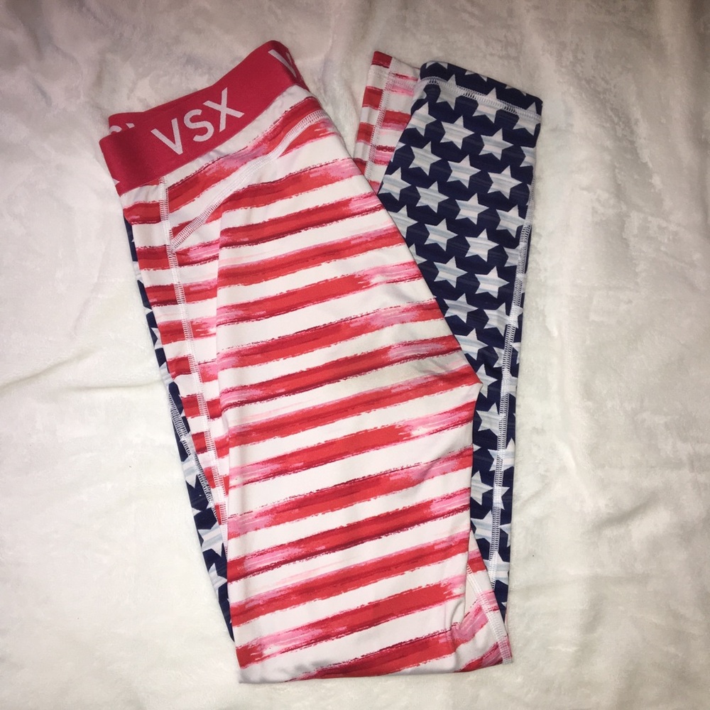 VSX American Flag Print “The Player” Leggings